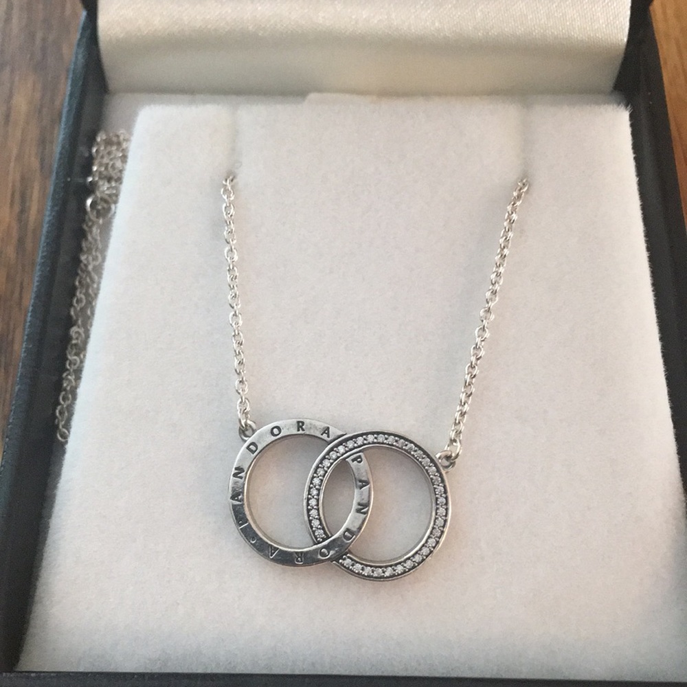 Pandora Interlocking Circles Necklace